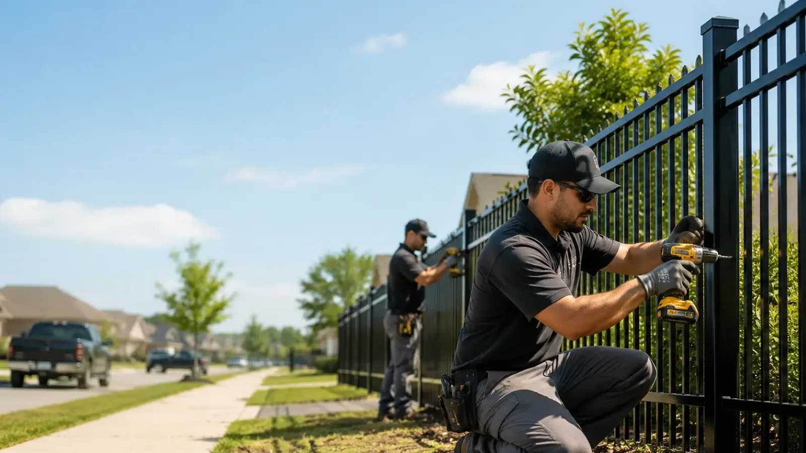 Metal Fence Installation in Englewood, KS